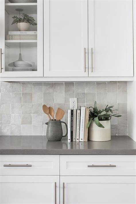 light gray backsplash tile photos